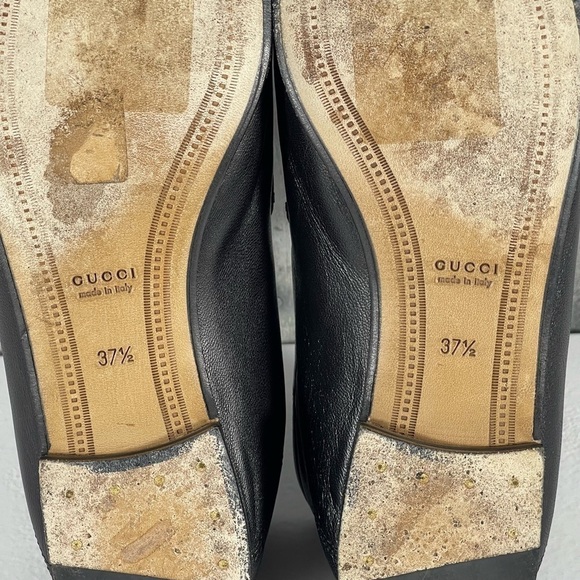 GUCCI Women's Brixton Horsebit Convertible Loafer Black Learner Size-37.5 $920 - Picture 15 of 16